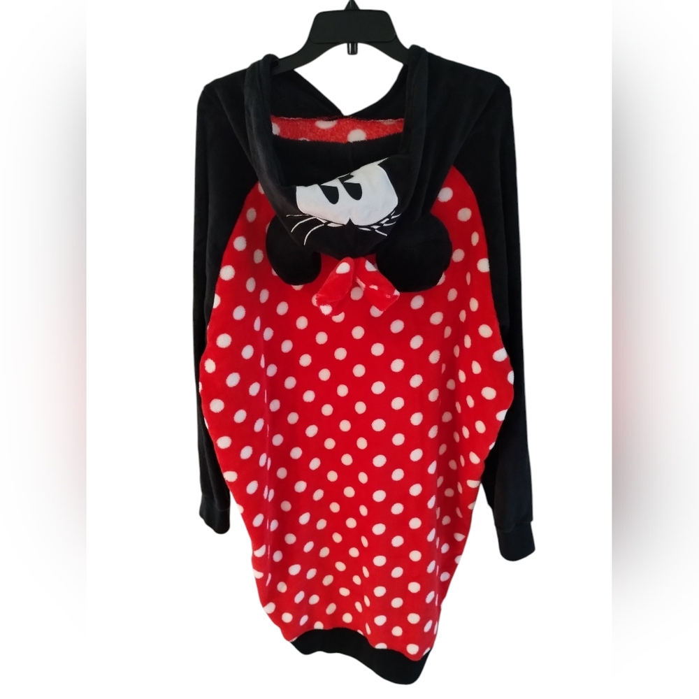 Disney Minnie Mouse Black Soot Hoodie sleepwear pajama Jump suit Size 3X 22w/24w